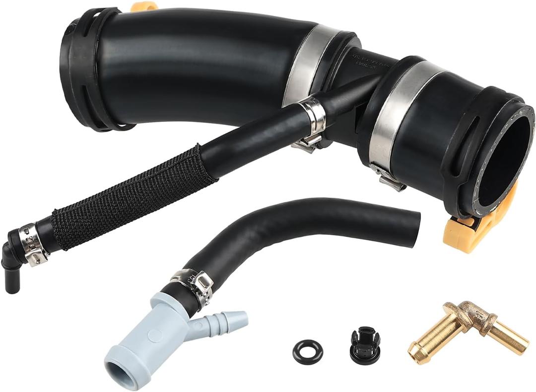 WMPHE Thermostat Tube Throttle Body Heater Compatible with Land Rover Range Rover Sport Velar LR4 Defender Discovery 2013-2023, Replacement for LR049990 LR045239 Coolant Hose Water Pipe