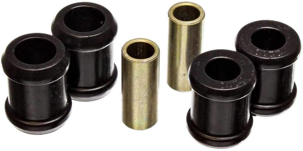 Energy Suspension Shock End Bushing, Rear, Polyurethane/Steel, Black/Cadmium, compatible with GM Fullsize Truck 1988-98, Kit