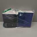 (2 Pack) Keyed Alike Front Door Lever Lockset with Single Cylinder Deadbolt Combination Set Wave Style Lever, Front Door/Exterior Door Knob with Lock and Deadbolt Satin Nickel Finished