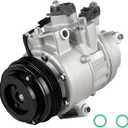 AC Compressor with Clutch Fit for 2013-2020 Ford Fusion 2.5L, 2013-2017 Ford Fusion 2L, 2013-2018 Lincoln MKZ 2L, 2016-2018 Ford Edge 2L, Replace CO 29119C, Air Condition automotive replacement