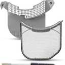 DLGX3551V DLGX3551W DLGX3901W DLG2602W DLG3461W DLG3601W DLG3401W DLG3501W DLG3181W Dryer Lint Filter Screen Trap Replace For LG DLGX3876W DLGX3251W DLGX3571V DLGX3471W DLGX3471V & Housing Guide Cover