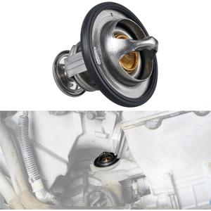 Coolant Thermostat for Honda 19301-PAA-306 19301-PLC-315, High Performance Automotive Replacement Engine Thermostat w/Gasket Compatible with Honda Civic CRV Odyssey CRZ Insight