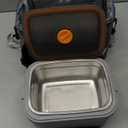 Cordless Electric Lunch Box for Adults: 1.5L Heated Lunch Box for Men Women with Automatic Heating 18000mAh Rechargeable Portable Food Warmer with Bag and Tray Divider for Office Truck Outdoor