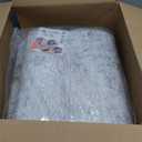 Washable Area Rug 5' x 7' Vintage Traditional Persian Mat - Foldable Distressed Non-Slip Machine Washable Carpet for Living Room Bedroom Kitchen Home Decor - Graphite and Mist