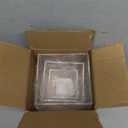 Clisela 3pcs Acrylic Cube Display Stands Box Risers with Hollow Bottoms, Food Risers for Buffet Table, Decorative Display Stand Shelf for Dessert Collectibles Jewelry Figures Show - Clear 3" 4" 5"