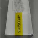 EUDELE Adhesive Shower Caddy, 5 Pack Rustproof Stainless Steel Bath Organizers With Large Capacity, No Drilling Shelves for Bathroom Storage & Home Decor (XL size, Black)