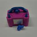 Portable Air Balloon Pump for Balloons 110V 600W Dual Nozzle Electric Inflator for Party Decoration Sports Rose Red