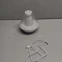 Bubbling Pool Fountain with Lights,Floating Pool Fountains with Anchor,Above Ground Pool Water Fountain Pump,Battery Powered Swimming Pool Floating Fountains for Inground Pool-1PC(White)