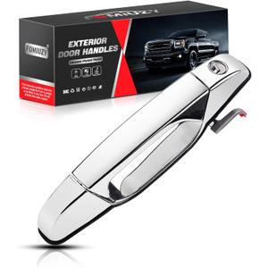 WEILEITE Front Driver Left Side Chrome Door Handles Fit For Chevy Silverado GMC Sierra 1500 2500 3500 Cadillac Escalade Yukon XL Denali Tahoe Avalanche Suburban 2007 2008 2009 2010 2011 2012 2013 2014