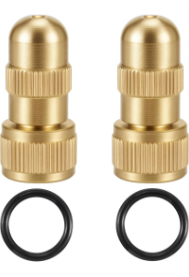 2 Pack Brass Adjustable Cone Nozzle Replacement Compatible with 6-6000, All Brass Sprayer Nozzles Parts Compatible with 1941, 1831, 1480, 1449, 21250XP, 21240XP, 97600N Sprayer