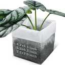 50 Pcs Non-Woven Plant Nursery Bags, Outdoor Plant Seeding Bags, Seedling Pots Container, Fabric Seedling Pots Plants Pouch, 11.02 x 11.02/28x28cm