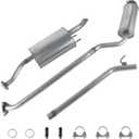 Intermediate Pipe, Resonator & Muffler Exhaust System Kit Compatible for Honda Civic 2012-2015 1.8L, 54882, 54903, 55659