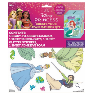 HobbiesDisney Princess Create Your Own Mailbox Kit 5 Packs