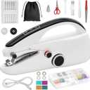 Handheld Sewing Machine Heavy Duty & Portable, 2-Speed Mini Sewing Machine with Sewing Kit & Storage Bag for Beginners, Adults, DIY, Home, Travel, Quick Clothing Repairs