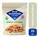 Blue Diamond Almonds Whole Natural Raw Snack Nuts, 25 Oz Resealable Bag (Pack of 1) (EXP 01/18/28)