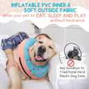 Supet Inflatable Dog Cone Collar Alternative After Surgery, Dog Neck Donut Collar Recovery E Collar for Neuter, Soft Pet Cone for Dogs (XXL)
