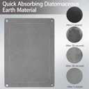 Stone Dish Drying Mat, 24 " 16" Stone Drying Mat with Feet | Diatomaceous Earth, Quick Absorbent Dish Drying Mat for Kitchen Counter, for Dishes Bottles Cups