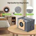 Pure Realm12 Pack Replacement Dust bags Compatible With Eufy Clean X8 Pro X10 Pro Omni Robot Vacuum Self-Empty StationLarge Capacity Disposable Replacement dust Bag Accessory