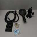 LOCALAND Bathtub Faucet with Sprayer, Tub Spout with Diverter Fits Threaded 1/2" or 3/4" IPS,Matte Black