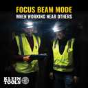 Klein Tools KHH56308 Rechargeable LED Wide-Beam Headlamp for Klein Tools Hard Hats, 770 Lumens, for Work, Battery and Mount Included