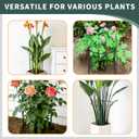 TCBWFY 4-Pack Plant Supports,16" Wx46 H Half Round Plant Support Stakes,6mm Thick Heavy-Duty Metal Peony Cage,Tall Garden Plant Support for Peony,Tomato,Hydrangea,Rose,Outdoor Flower Plant Stakes