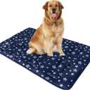 Dog Crate Pad Mat (42" X 28"), Soft Dog Bed Mat with Cute Prints