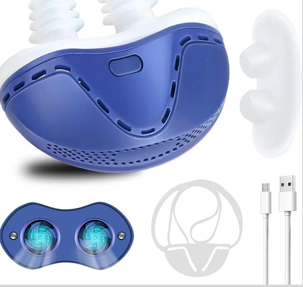 Anti Snoring Device  Mini SleepApnea Devices  Variable Anti Snoring Aid  Upgraded Stop Snoring Solution  Suitable for All Nose Shapes  Blue  Kd