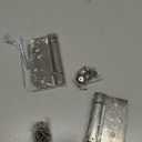 2 Pack Self Closing Door Hinges, 4 Inch Spring Loaded Door Hinges with Square & 5/8'' Radius Corners, Adjustable Tension for Garage, Front, Back Door, UL Listed, Left and Right Hand