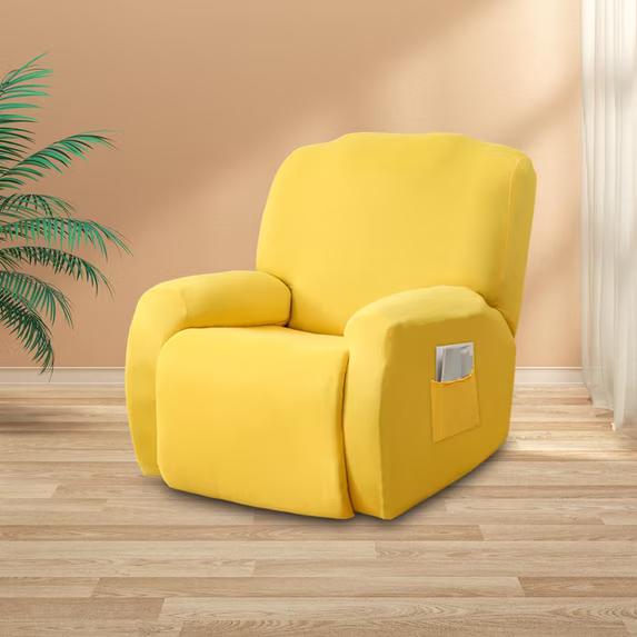 1 set Recliner Chair Covers Include 1 Back Cover,1 Seat Cover And 2 Arm Covers,Detachable And Washable
