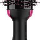 Hair Dryer Brush Blow Dryer Brush in One, Upgraded 4 in 1 Hair Dryer and Styler Volumizer with Negative Ion Anti-frizz Ceramic Titanium Barrel Hot Air Hair Straightener Brush