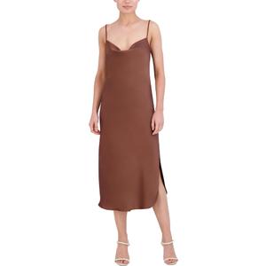 BCBGMAXAZRIA Women's Cowl Neck Sleeveless Slip Midi Dress
Size 10