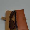 FEISEDY Vintage Square Polarized Sunglasses for Women UV400 Travel Driving Fashion Arcuate Sunglasses B2526 (Leopard)