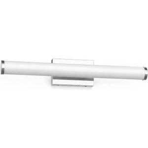 24 Inch Modern LED Vanity Light, Polished Chrome Bathroom Lighting Fixture, 3000K Warm White Light Bar for Mirror (22W, 1760Lumens, CRI>90, ETL Listed)