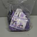 Leg Stretcher Strap, Stretching Equipment with Door Anchor Flexibility Trainer Backbend Assist for Dance Aerial Yoga Ballet Leg Stretching Exercise (Purple-Pro)