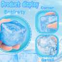 Ice Cube Stress Balls - 2Pack Sensory Squishy Toys for Kids and Adults Anxiety Relief - Funny Fidget Stress Balls Squishy Stress Calming Toys for Autism & ADHD Children (2Pack Ice Cube)