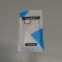 NITITOP Compatible for iPhone 12/12 Pro Case Cute Flower Floral Clear for Women Girl Ultra Slim Crystal Shockproof Soft TPU Anti-Yellow Protective Phone Cover - Colorful