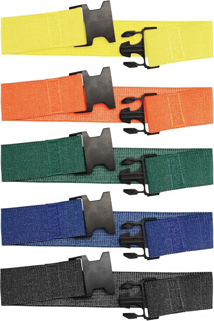 Tribe Lifting Fabric Resistance Bands for Working Out - 5 Exercise Bands Set for Legs and Glutes - Booty Bands for Women and Men - Thick Cloth Workout Bands for Physical Therapy, Hip Training