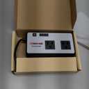 200W Car Power Inverter, Car Plug Adapter Outlet 12V to 110V Converter with 24W USB Fast Charging Port, Dual AC Outlet for Laptop, Vehicles, Camping (LED Display) (White)