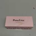 PoseFree Seamless Push Up Strapless Bra for Women Non-Slip Silicone Bandeau Bra with Fabric & Clear Straps Wireless Tube Top (Medium, Nude)