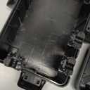 Hrensaw Medium Outdoor Electrical Box(10.6x5.5x4.5inch),Weatherproof Connection Box w/6 Cable Entry,IP54 Waterproof Extension Cord Cover Protect Power Strip,Timer,Plug,Holiday Lights,Black