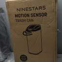 NINESTARS DZT-50-6 The Original Automatic Motion Sensor Trash Can, 13.2 Gal. / 50 L., Stainless Steel