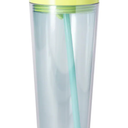 Plastic Tumbler Green 24Oz