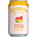 Waterloo Sparkling Water, Ruby Red Tangerine Naturally Flavored, 12 Fl Oz Cans (Pack of 12) Zero Calories and Zero Sugar or Sweeteners (EXP 06/04/27)