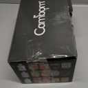 Cambom Rotary Cheese Grater Hand Crank Cheese Shredder for Fresh Cheese, Vegetable, Nuts,Non-slip Suction Base, Free Cleaning Brush Three Blades, Black