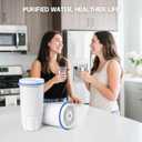 Water Filter Replacement by NUTTUTO Compatible with Zero Pitcher and Dispensers, for ZR-001, ZR-017 ZP-006 ZD-013 ZS-008, Multistage Filtration System to Reduce Lead, TDS, PFOA/PFOS, Chlorine, 2 Packs