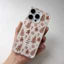 Brown Gingerbread Christmas Trees Case Compatible with iPhone 16 Pro, Cute Christmas Festival Case for iPhone 16 Pro, Cool TPU Bumper Phone Case Cover