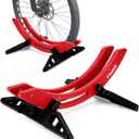 WILDKEN Bike Stand, Bike Stand Floor for Home/Garage Adjustable Bicycle Stand Bike Parking Rack Fit Road, Mountain, MTB, BMX, E-bike, Scooter, Fat Tire Bikes