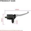 Brake Master Cylinder Replacement for Kawasaki Brute Force 650 750 4x4i KVF650 KVF750 Front Right, Replaces 43015-0036 43015-0711