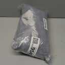 LIFEREVO Fluffy Faux Rabbit Fur Body Pillow Cover, Soft Cute Bubble Shaggy Plush Bed Body Pillowcase with Zipper Closure, Long 20"x54" Fuzzy Furry Pillow Case for Pregnancy Side Sleeper, Light Grey