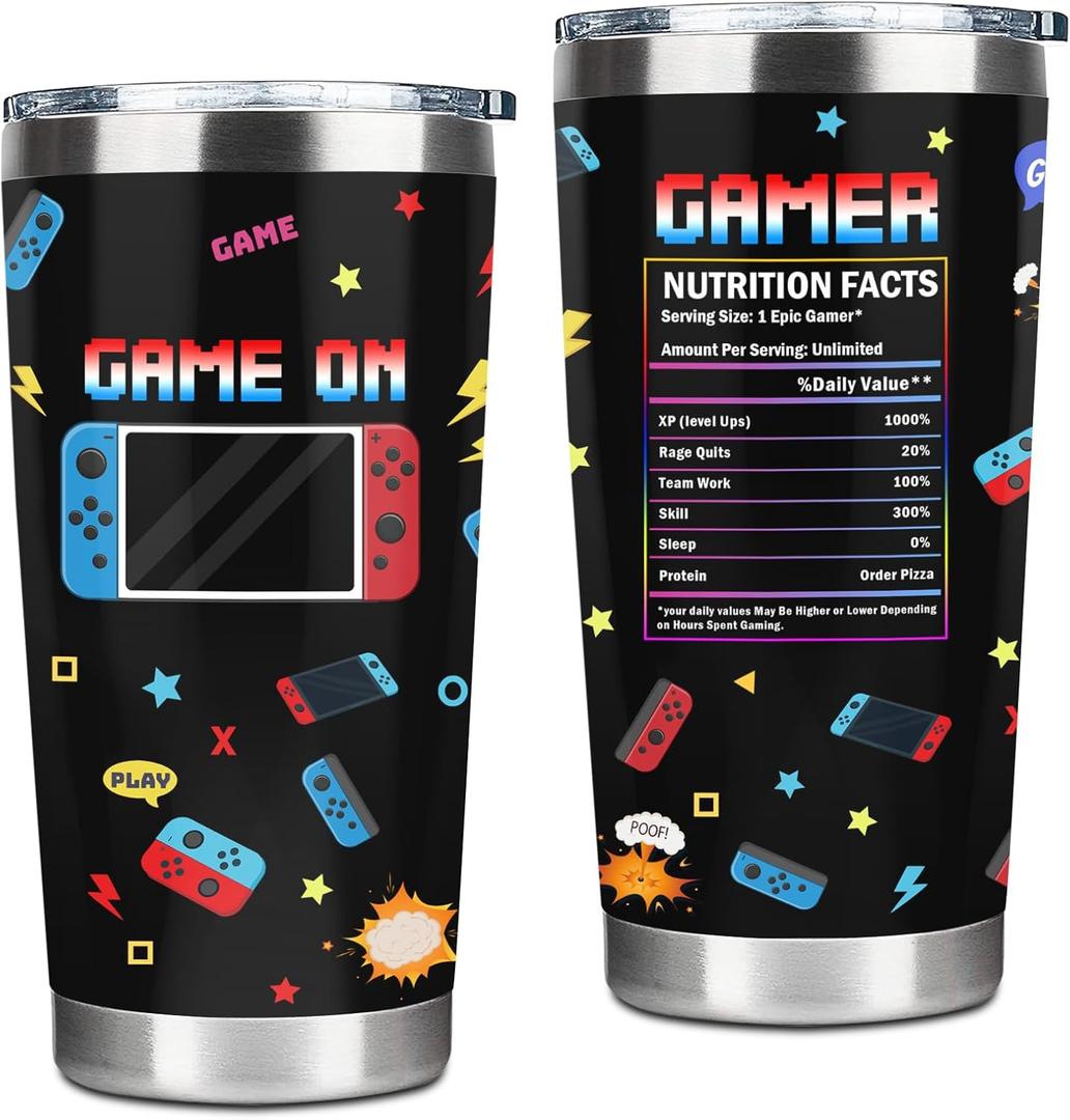 Undergo Gamer Gifts, 20 Oz Stainless Steel Game Controller Tumbler, Gaming Gifts for Teens, Boy, Boyfriend, Gamer Tumbler, Gaming Tumbler, Birthday/Holiday Gift for Game Lovers Undergo Gamer Gifts, 20 Oz Stainless Steel Game Controller Tumbler, Gaming Gifts for Teens, Boy, Boyfriend, Gamer Tumbler, Gaming Tumbler, Birthday/Holiday Gift for Game Lovers
